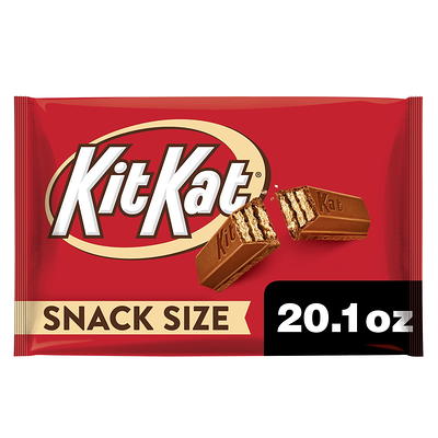 KIT KAT Dark Chocolate Snack Size, Halloween Wafer Candy Bars Bag, 9.8 oz