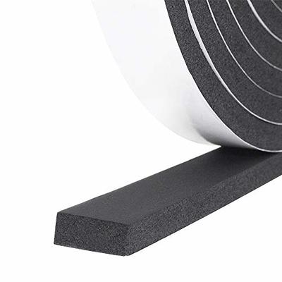 High Density Foam Weather Stripping Door Seal Strip Insulation Tape Roll  for Insulating Door Frame, Window, Air Conditioner | Self Adhesive Sealing