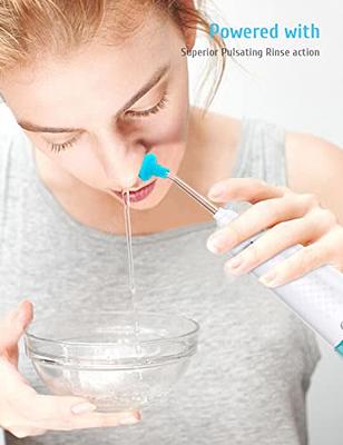 Neti Pot Sinus Rinse Bottle Nasal Irrigation System Congestion Relief Nose  Cleaner Wash Nasal Rinse Flush System for Adults and Kids Saline Rinse