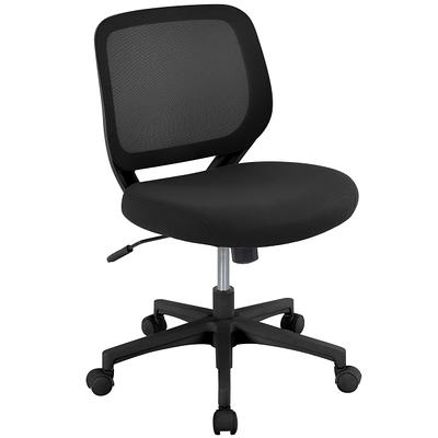 ALPHA HOME Ergonomic Fabric Mid Back Office Task Chair With Lumbar