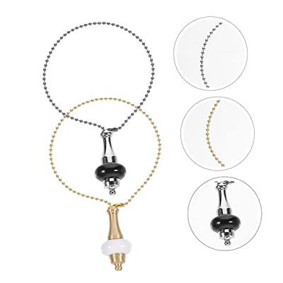 2 Pcs Crystal Pull Chains Ceiling Fan Chain Extension Fan Pull Chain  Pendant 50cm Ceiling Fan Chain