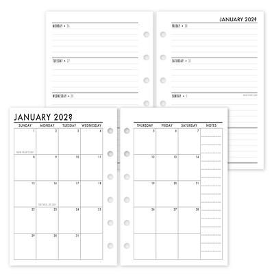  CityGirl Planners A5 Notes Planner Insert Refill, Fits