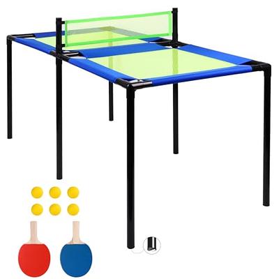 Hyper Pong 4 Way Table Tennis Table, Folding 4 Player 9mm thick Ping Pong  Table for Game Rooms and Basements