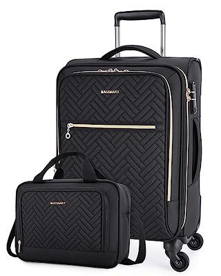 BAGSMART Carry On Luggage 20 Inch, Expandable Suitcase, 2 Piece Luggage  Sets Luggage Airline Approved Rolling Softside Lightweight Suitcases with  Front Pocket for Women Men, Carry-On Black - Yahoo Shopping