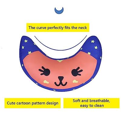 Kids Car Seat Travel Neck Pillow Soft Neck Support Cushion Car Seat Belt  Cover Cushion Pillow