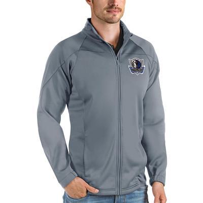 Women's Antigua Navy Dallas Cowboys Links Full-Zip Golf Jacket