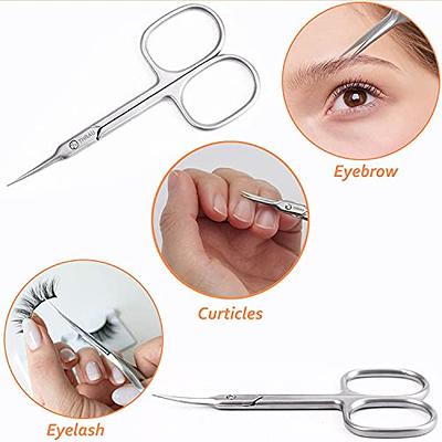 THRAU Cuticle Scissors Extra Fine for Women and Men, Profession