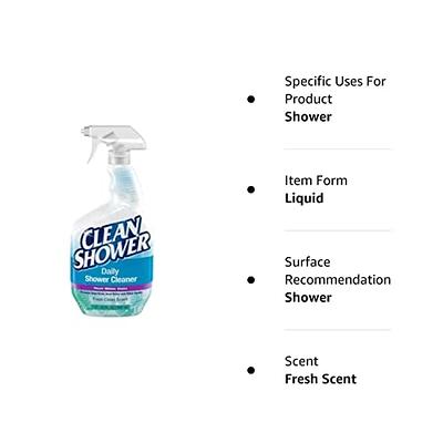 Wet & Forget Shower Cleaner Multi-Surface Weekly No Scrub, Bleach