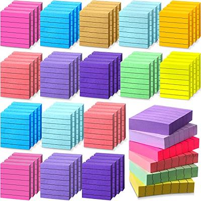 Rectangle Sticky Notes / Pastel Post It Notes / Memo Pads de 100