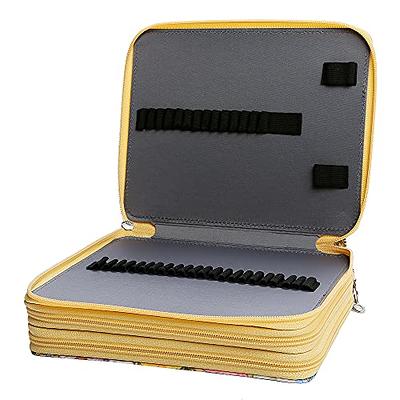 Colored Pencil Case- 200 Slots Pencil Holder Pen Bag Large