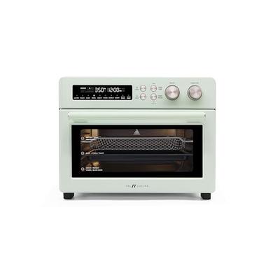 23L Countertop XL Rotisserie Toaster Oven with Top Grill & Griddle & Lid,  6-Slice