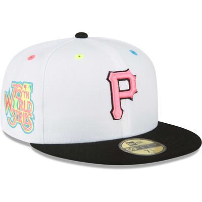 Men's New Era White/Pink Detroit Tigers Flamingo 59FIFTY Fitted Hat