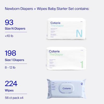  Momcozy Diapers and Wipes Kit, Mini Size Resealable