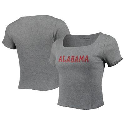 Colosseum Women's Alabama Crimson Tide White Cropped Jersey