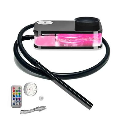 Portable Hookah with Color Changing Light, Zinc Alloy Hookah Handheld Size  Multifunctional Mini Hookah Set Gifts for Him Husband or Friends - China  Hookah Shisha and LED Hookah price