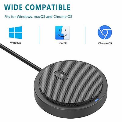 Portable USB Conference Microphone 360° Omnidirectional Condenser