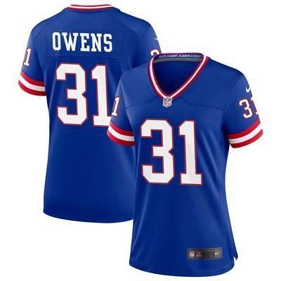 Gervarrius Owens Men's New York Giants Nike Jersey - Legend Royal