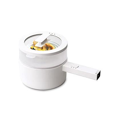  Topwit Electric Pot with Steamer, 1.5L Non-stick Ramen