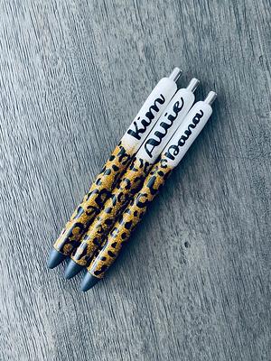 Rainbow Leopard Glitter Pen, Glitter Pen, Epoxy Custom Pen, Sparkly Print,  Rainbow, Personalized Pen. Gel Pen - Yahoo Shopping