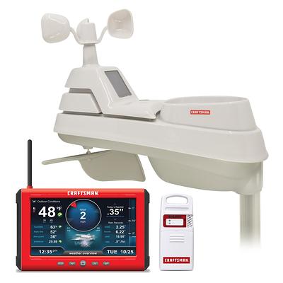 CRAFTSMAN Digital Weather Station with Wireless Outdoor Sensor in the Digital  Weather Stations department at