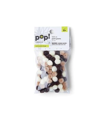 2” Black Pom Poms 4pk by POP! by POP!