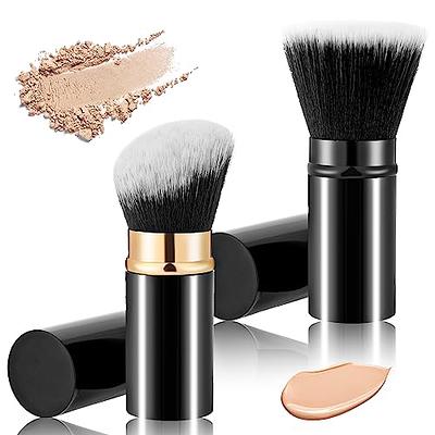 KAAGEE 2Pcs Nail Dust Brush for Acrylic Nails Acrylic Nail Brush Cleaner  Nail Brushes for Cleaning Dust Dip Powder Brush Makeup Blush Brush Manicure