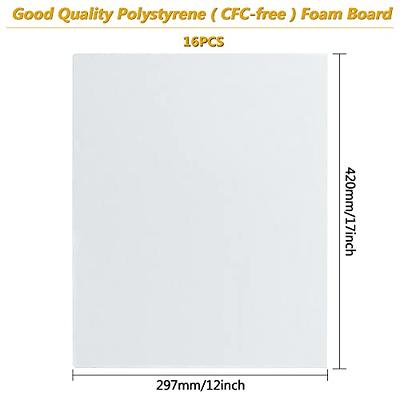 Mat Board Center, Pack of 10 11x14 1/8 White Foam Core Backing Boards