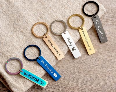 Personalized Leather Keychain, Custom Key Chains, Keychain For Women, Men,  Car New Home Gift, Ring Holder - Yahoo Shopping