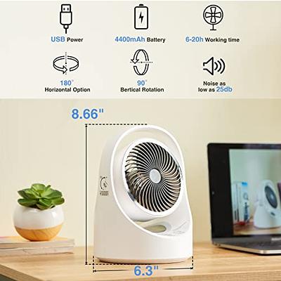 Mini Portable Fan USB Rechargeable Fan Summer Table Fans Ventilator Silent  Desktop Cooling Fan Electric Desk Fan For Camping
