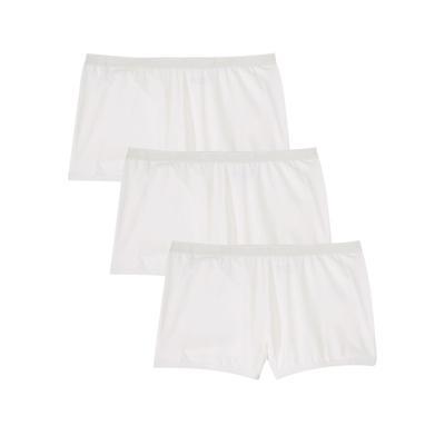 Comfort Choice Women's Plus Size Cotton Boyshort Panty 3-pack - 10