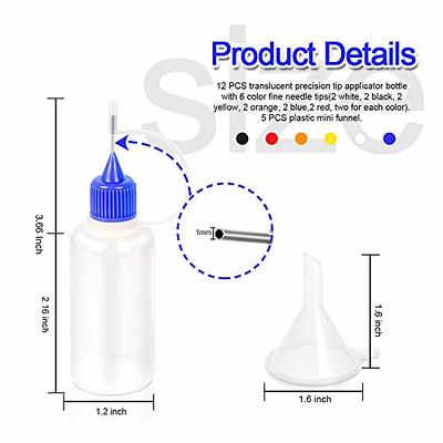 30ml Precision Applicator Bottles, 10Pcs Needle Tip Squeeze Bottle Small  Squeeze Bottles Mini Needle Bottle