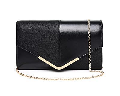 TINDTOP Clutch Purses for Women, Formal Evening Clutch Bags Shoulder Envelope Party Handbags Wedding Cocktail Prom Clutches