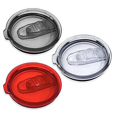 3 Replacement Lids for Stainless Steel Tumbler Travel Cup, Leak