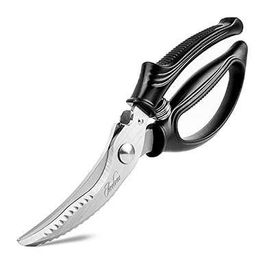 Poultry Shears - Heavy Duty Kitchen Scissors for Cutting Chicken, Poultry,  Game, Bone, Meat - Chopping Food - Spring Loaded