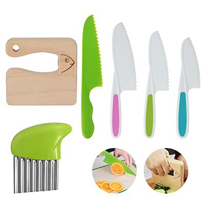  Kids Plastic Kitchen Knife Set