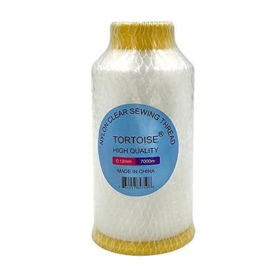 Tortoise 7,700 Yards Nylon Clear Thread Invisible Thread for