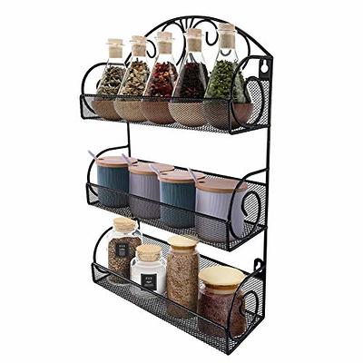 YQBOOM Mug Hanger Under Cabinet 3 Pcs Iron Mug Rack Wall Mounted