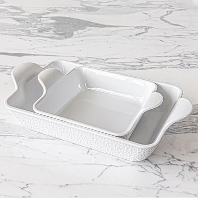 Sofia Home White Stoneware 8x8 Inch Baking Dish by Sofia Vergara - Yahoo  Shopping