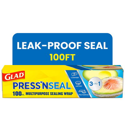  Glad Press'n Seal Food Plastic Wrap, Bulk Food Storage