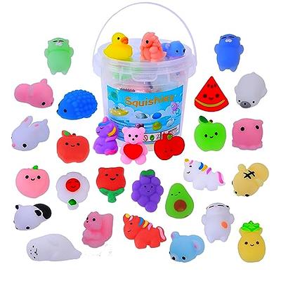 72Pcs Squishies Mochi Squishy Toys - Kawaii Mini Squishy Animals,Cute  Stress Relief Squishy Toy Pack for Boys & Girls, Cool Party Favors,  Classroom Prize, Birthday Gifts with Storage Box