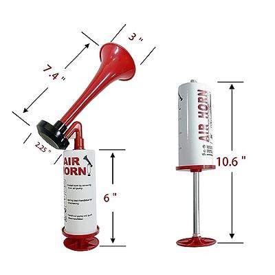 Handheld Air Horn, Aluminum+ABS Hand Pump Horn, Air Horn for Safety, Noise  Maker Horn for Sports Events, Graduation, Birthday, Wedding Parties - Yahoo  Shopping