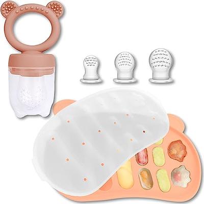 Ali+Oli (3pc) Silicone Spoon Set for Baby (Blush) Unbreakable Silicone Baby  Spoon, Baby Spoons Self Feeding 6 Months & Up, Self Feeding Baby Utensils