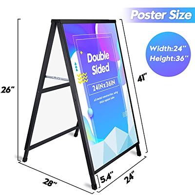 NEWNEWSHOW® 8.5x11 Acrylic Sign Holder 3 Pack Vertical Double-Sided Display  (Optional 8.5x11 8.5x5.5 5x7 Horizontal and Vertical)