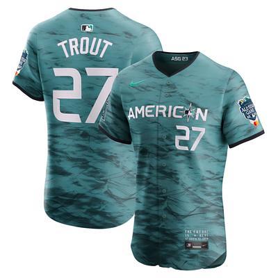 Youth Los Angeles Angels Mike Trout Nike Navy Player Name