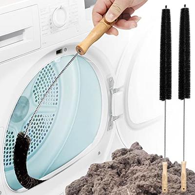 Holikme 2 Pack Dryer Vent Cleaner Kit Clothes Dryer Lint Brush Vent Trap  Cleaner Home Essentials Long Flexible Refrigerator Coil Brush Vacuum Brush  - Yahoo Shopping