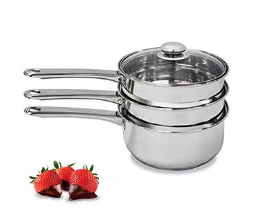 1 Set Double Boiler Pot Safe Nice Chic Fine Cheese Melting Pot Stainless  Steel Chocolate Pot Chocolate Melting Pot Melting Pot