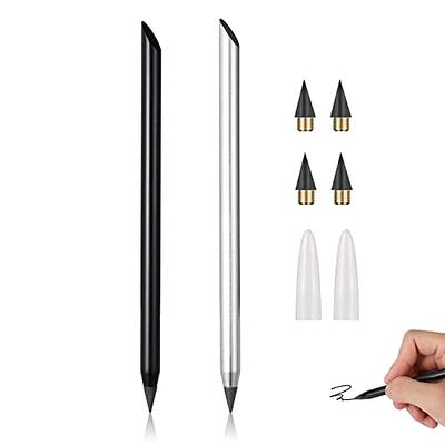 Altsuceser 9 Pcs Inkless Pencil Everlasting Pencil Eternal with Eraser,  Replaceable Refills with Rubber, Reusable Forever Pencil for Kids Writing  Sketching Drawing 9pcs - Yahoo Shopping