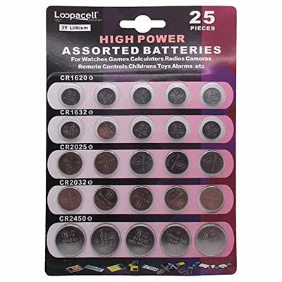 LiCB CR2025 Lithium Batteries 3 Volt Coin & Button Cell (10 Pack)