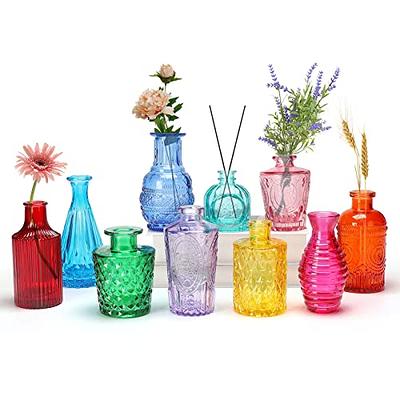 Artificial Carnation Vase Fillers with Floating Candles Clear