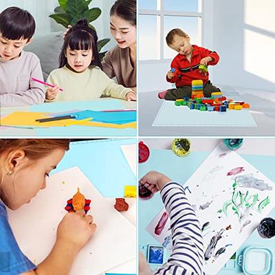 Silicone Craft Mat, 24x16 Large Painting Mat for Craft Resin Casting, Non  Stick Heat-Resistant Creator Craft Pad with Cleaning Cup for Art, Clay and  Play Dough 